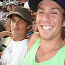 At the baseball...