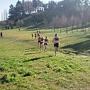 Crombie leads the Womans field