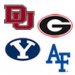 #7 Georgia, BYU & Air Force at #16 Denver