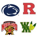 #18 Penn State, Rutgers, and William & Mary at #33 Maryland