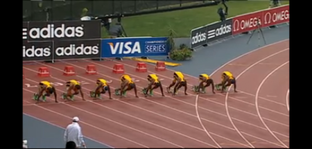 adidas Dream 100 Boys Race Video - Marvin Bracy wins