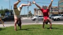 Flowrestling handstand contest