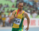 Oscar Pistorius leads SAfrica to national record in 4x400m heats - 2011 Worlds