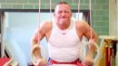 Fighter Georges St- Pierre and his gymnastics training