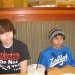 Justin and Scotty Babun at breakfeast