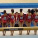 American Girls lined up for Beam