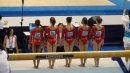 American Girls lined up for Beam