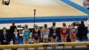 All Around Finalists lined up for Beam