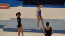 Romanians Catalina Ponor and Amelia Racea Before Beam Finals