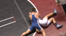 Patrick Coover of Blair pins Seth Brosius of Caesar Rodney, Beast of the East Round 1
