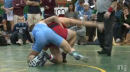Joe Esposito of St. Augustine pins Anthony Pompei of West Essex to win the Mustang Classic at 138lbs