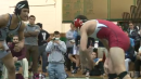Alex Richardson of St. Peters Prep defeats Curt Delia of Delsea to win the Mustang Classic at 145lbs