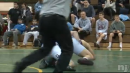 Anthony Pafumi of St Peters Prep defeats Joey Balboni of Brealey to win the Mustang Classic at 170lbs