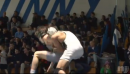 David McFadden of DePaul tech falls Mason Rambarose of Minisink Valley to win Cougar Classic at 113lbs