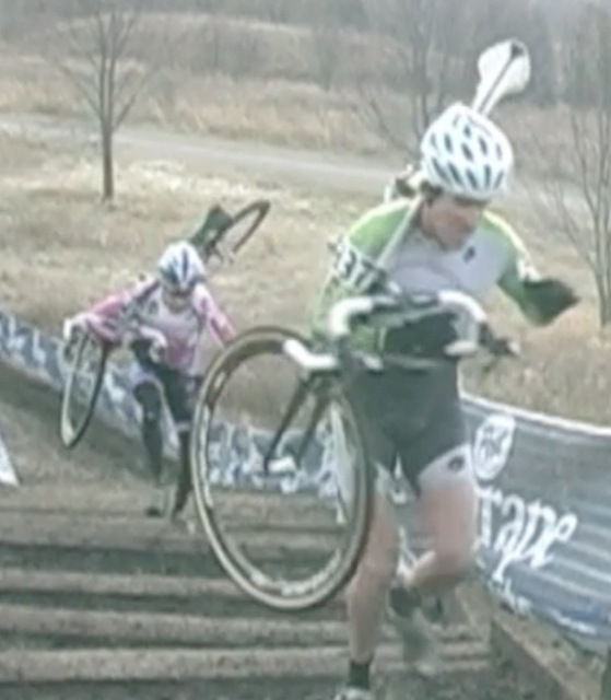 Masters 50-54 Stairs Lap One Un-Cut Cyclocross National Championships