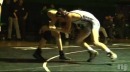 Michael Russo of St. Peters Prep tech falls Ryan Walsh of South Plainfield, 106lbs