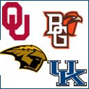 #4 Oklahoma, Bowling Green State, Wisconsin-Oshkosh at #23 Kentucky