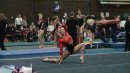 Gold Medal gymnast Alix Faden on floor