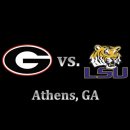 No. 17 LSU at No. 7 Georgia