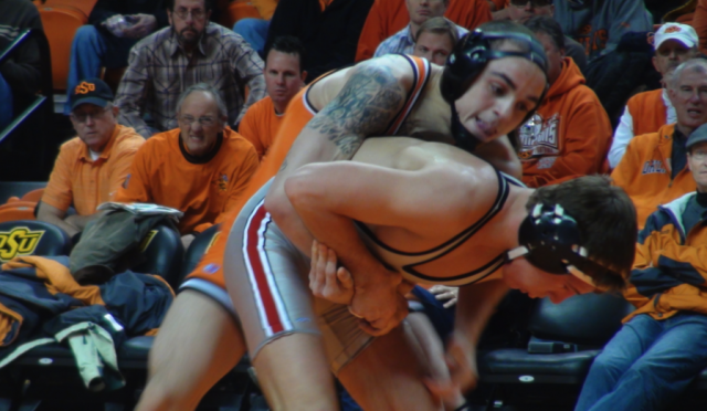 Jordan Oliver shows Logan Stieber Who's Boss...for now