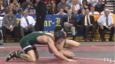 Scott DelVecchio, South Plainfield pins Jason Estevez, Livingston, 132lb state tournament semis