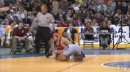Lenny Richardson of St. Peter's Prep defeats Nick Gravina of Northern Highlands, 145lb state tournament semifinals