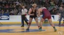 Lex Knapp of Lacey defeats Roy Lucas of St. Joes (Hamm.) in OT, 220lb State Tournament semis