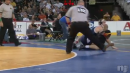 Eric McMullen of North Bergen defeats Hayden Hrymack of CBA in OT, 195lb State Tournament semis