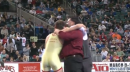 Johnny Sebastian of Bergen Catholic defeats Philip Bakuckas of Hammonton, 160lb state tournament finals