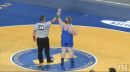Cody Melton of Northern Burlington defeats Jermaine Eluemunor, 285lb state tournament finals