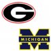 No. 5 Georgia at No. 20 Michigan