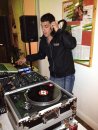 Matt getting fresh on the mixer and wax