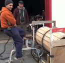 Bike Powered Carrot Washer