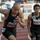 Leo Jacob and Kyle compete at Texas Relays