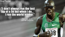 Olympian Lopez Lomong Last 2 laps in Payton Jordan 5k...I think