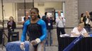 Alicia Boren after hitting all 4 at JO Nationals