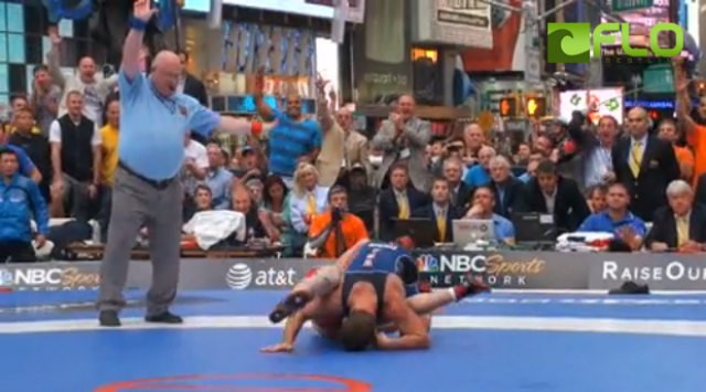 60 lbs match Logan Stieber USA vs. Akhmed Chakaev Russia