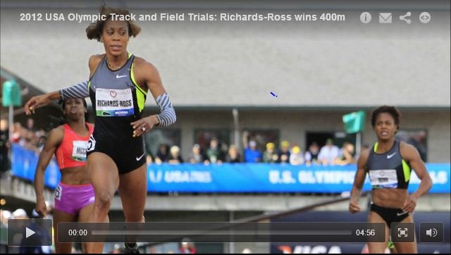 Sanya Richards-Ross 49.28 Womens 400m Final - USA Olympic Track and Field Trials 2012