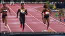 Womens 100m Heats - USA Olympic Track and Field Trials 2012