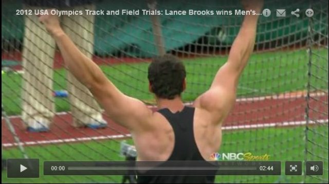 Mens Discus Final - USA Olympic Track and Field Trials 2012