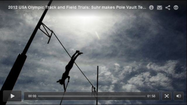 Jenn Suhr 4.60m Womens Pole Vault - USA Olympic Track and Field Trials 2012