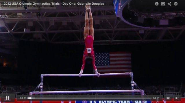 Gabby Douglas - 2012 Olympic Trials, night 1 routines