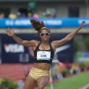 2012 Olympic Trials (Day 10): Brianna Glenn, 5th in the Long Jump