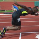 2012 Olympic Trials (Day 10): Angelo Taylor at the Start of the 400 Meter Hurdles