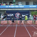2012 Olympic Trials (Day 10): Angelo Taylor (2nd) Leads Michael Tinsley (2nd) and Kerron Clement in 