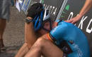 Mountain Biker Cries Like A Baby After Lost Sprint