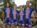 Team USA in their retro Olympic kits. Sam Schultz, Georgia Gould, Lea Davison, Todd Wells.