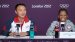 Press conference with Liang Chow and Gabby Douglas