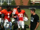 Olympian Coleman Scott visits Oklahoma State Football