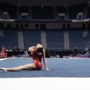 Kyla Ross training at the 2009 Visa Championships